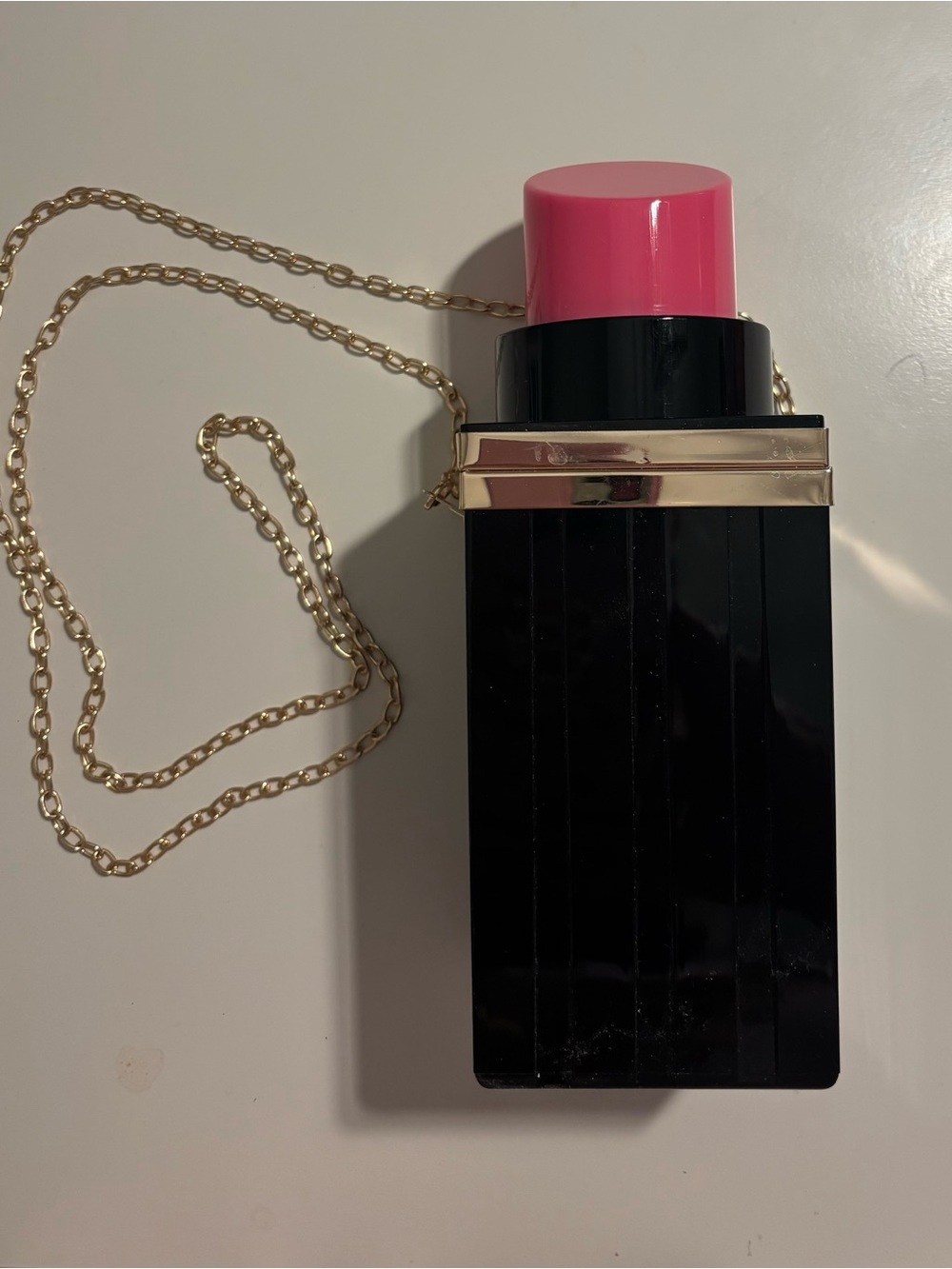 Pink & Black Lipstick Purse 💄 - Picture 2 of 3
